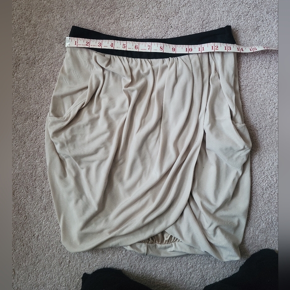 Faux Wrap Drape Skirt - Size XS - Picture 6 of 7